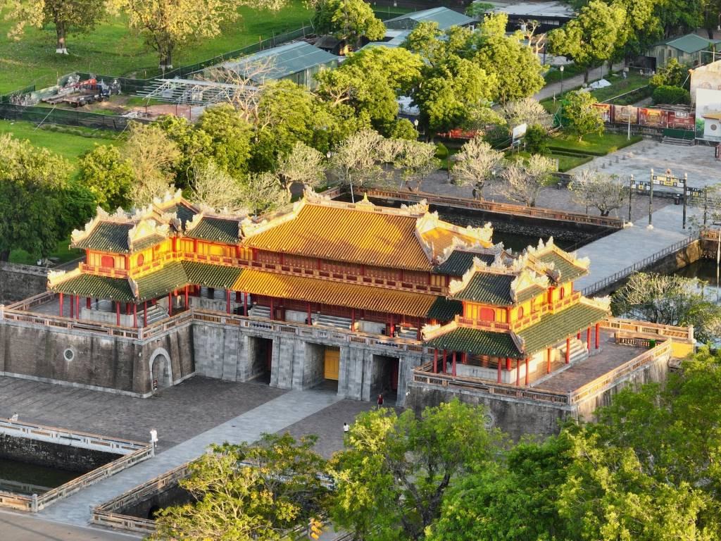 The historic Imperial Citadel in Hue